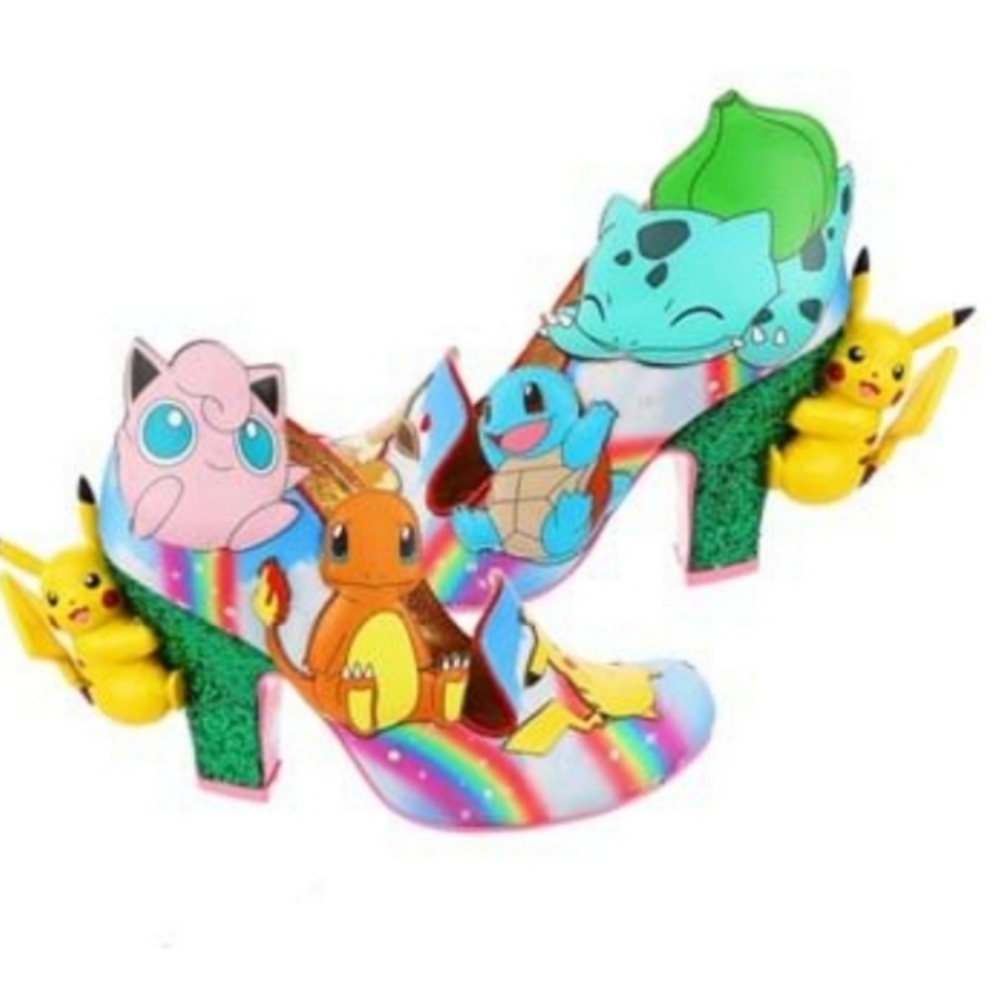 New Pokemon Party ADORABLE Irregular Choice Heels, size 41, US size 11.5